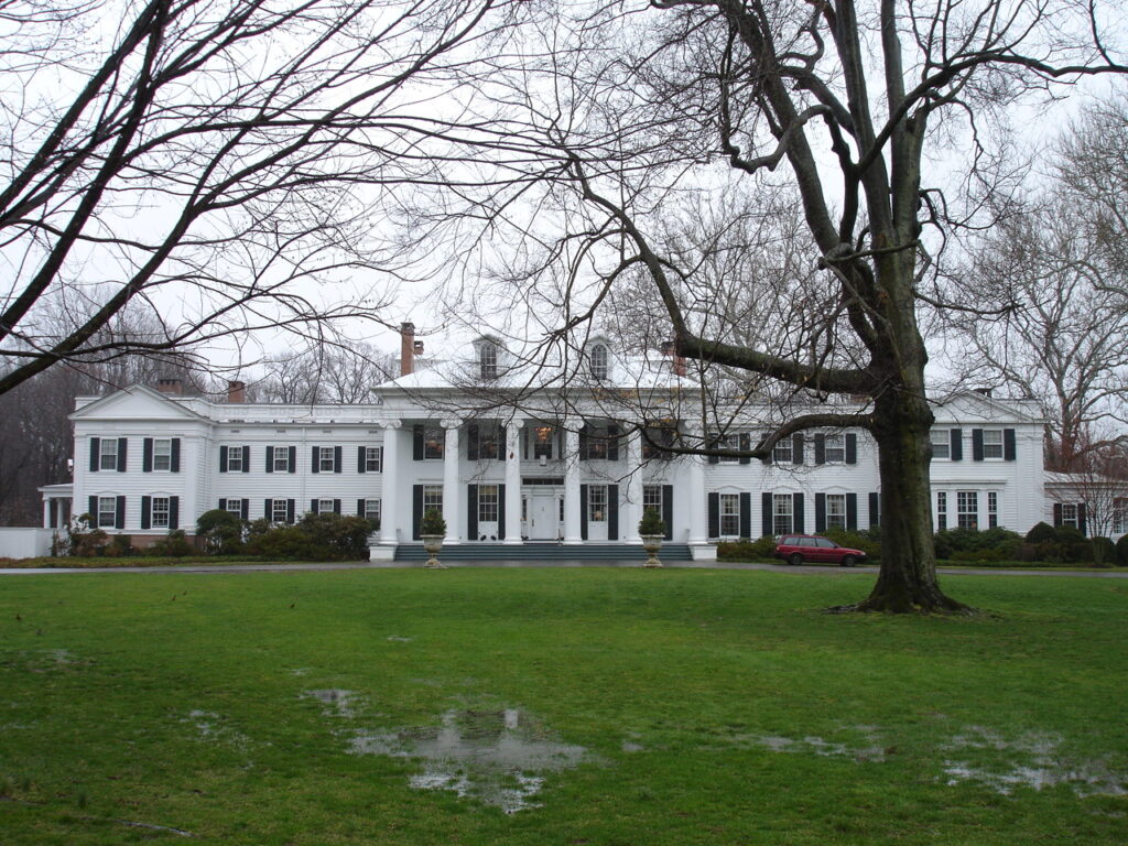 an image of Drumthwacket, the New Jersey governor's residence